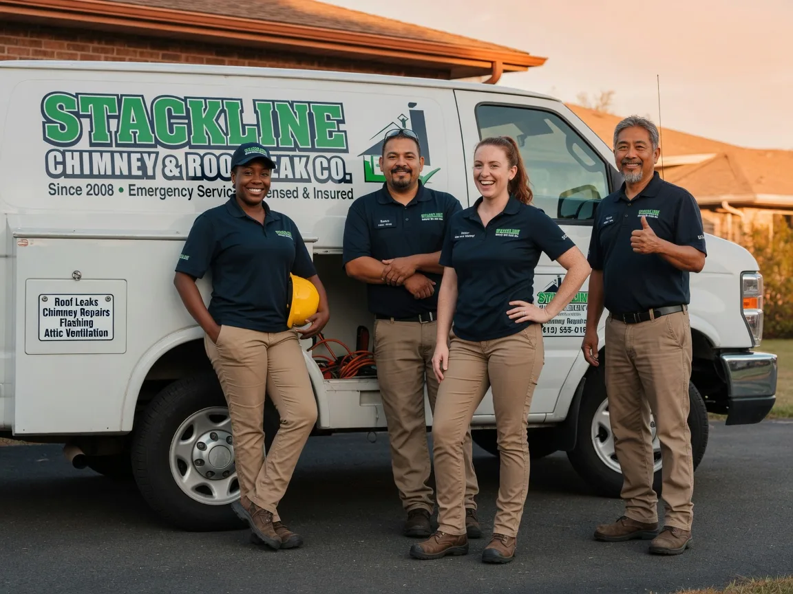 Chimney flashing repair company in Bay City, MI